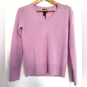 Halogen Lavender V-Neck Sweater